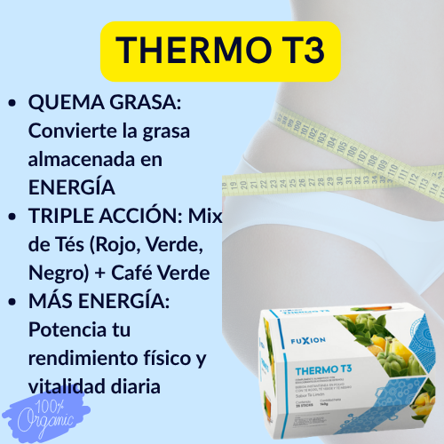 TRIO REDUCTOR DE FUXION-Quema grasa y bloquea tus excesos en 3 pasos