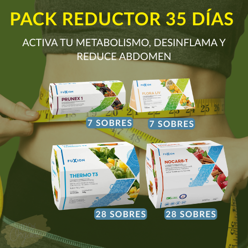 PACK 35 DÍAS DE FUXION: DESINFLAMA, ACTIVA TU METABOLISMO Y REDUCE ABDOMEN DESDE LA PRIMERA SEMANA